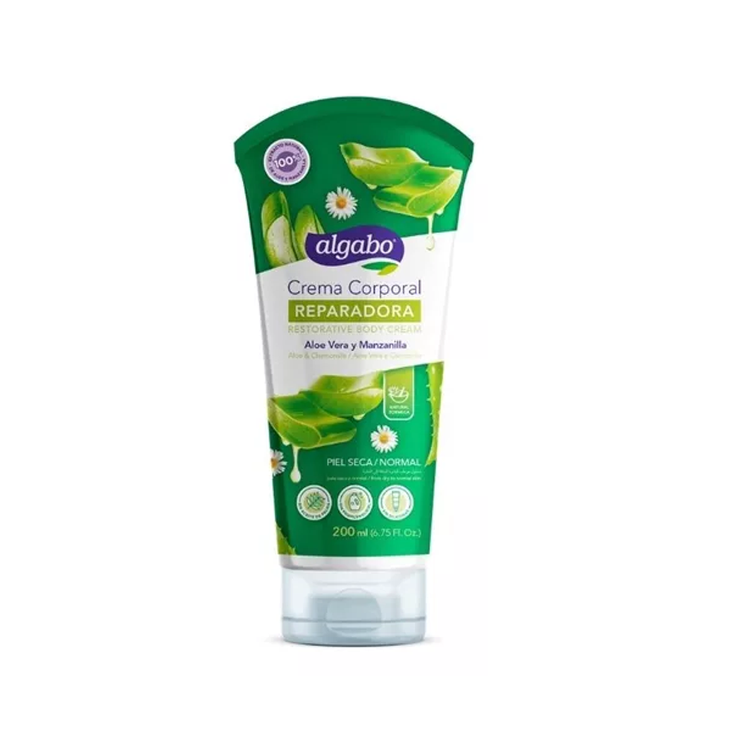 Body Cream Pomo x 200ml. Aloe Vera y Manzanilla AG217