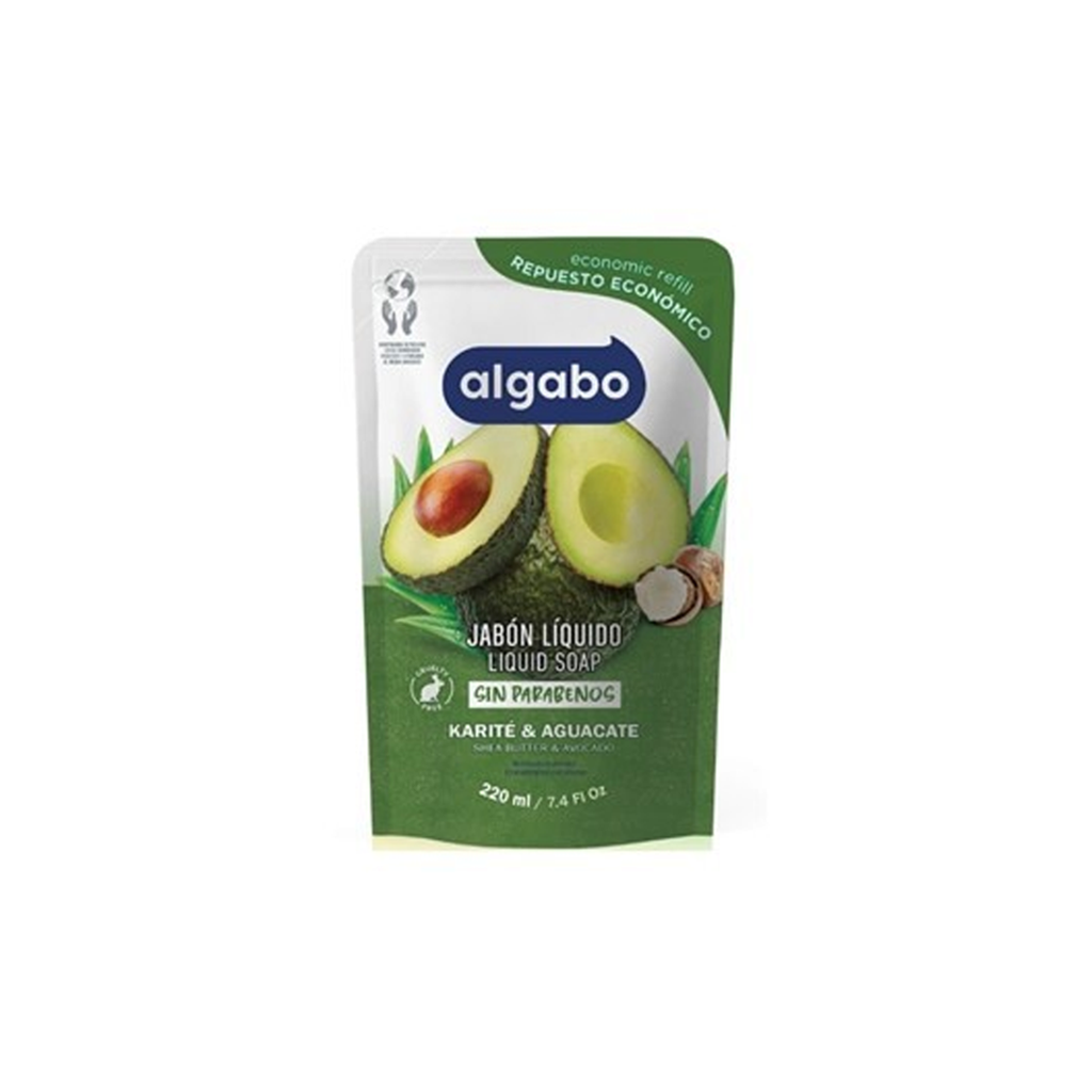 Jabon Liquido D/P 220 ml KaritÚ y Aguacate AG105