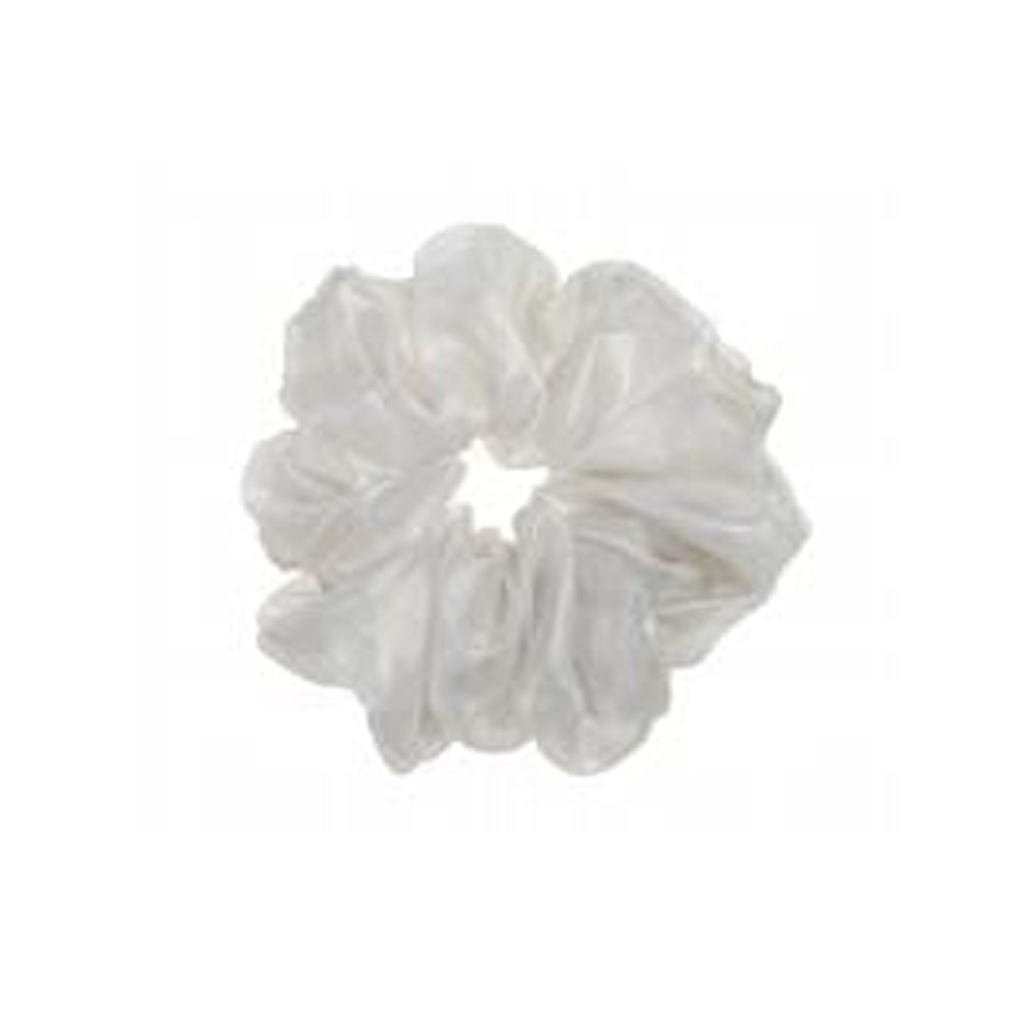 *NUEVO* Scrunchy de lujo - Blanco BA3908