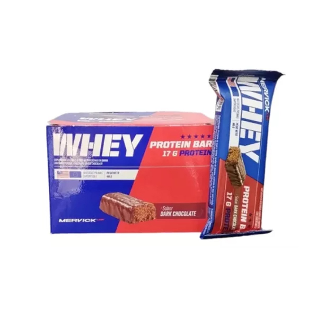 WHEY PROTEIN BAR SABOR DARK CHOCOLATE  46 GRS 35% PROTEIN MER141