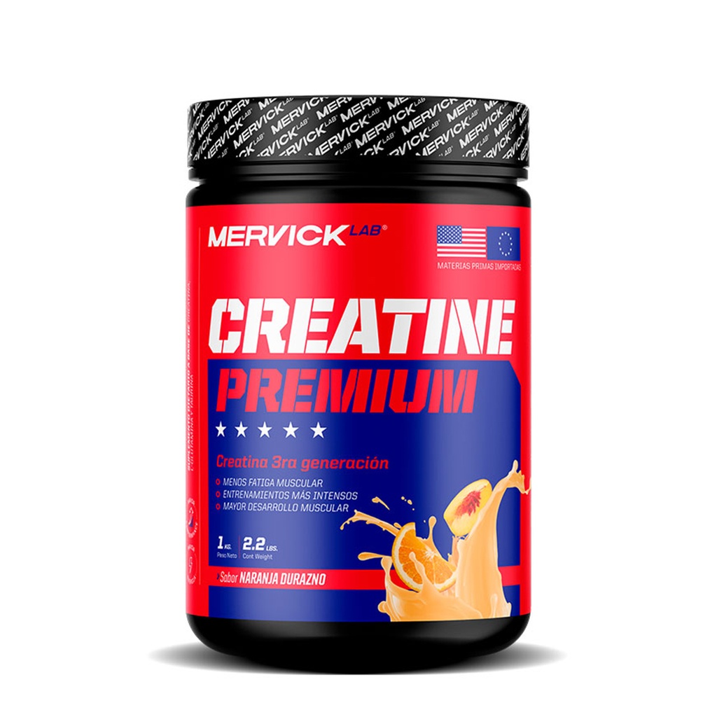 CREATINA PREMIUM  GLUCOSA + CREATINA + GLUTAMINA + TAURINA x1kg MER11