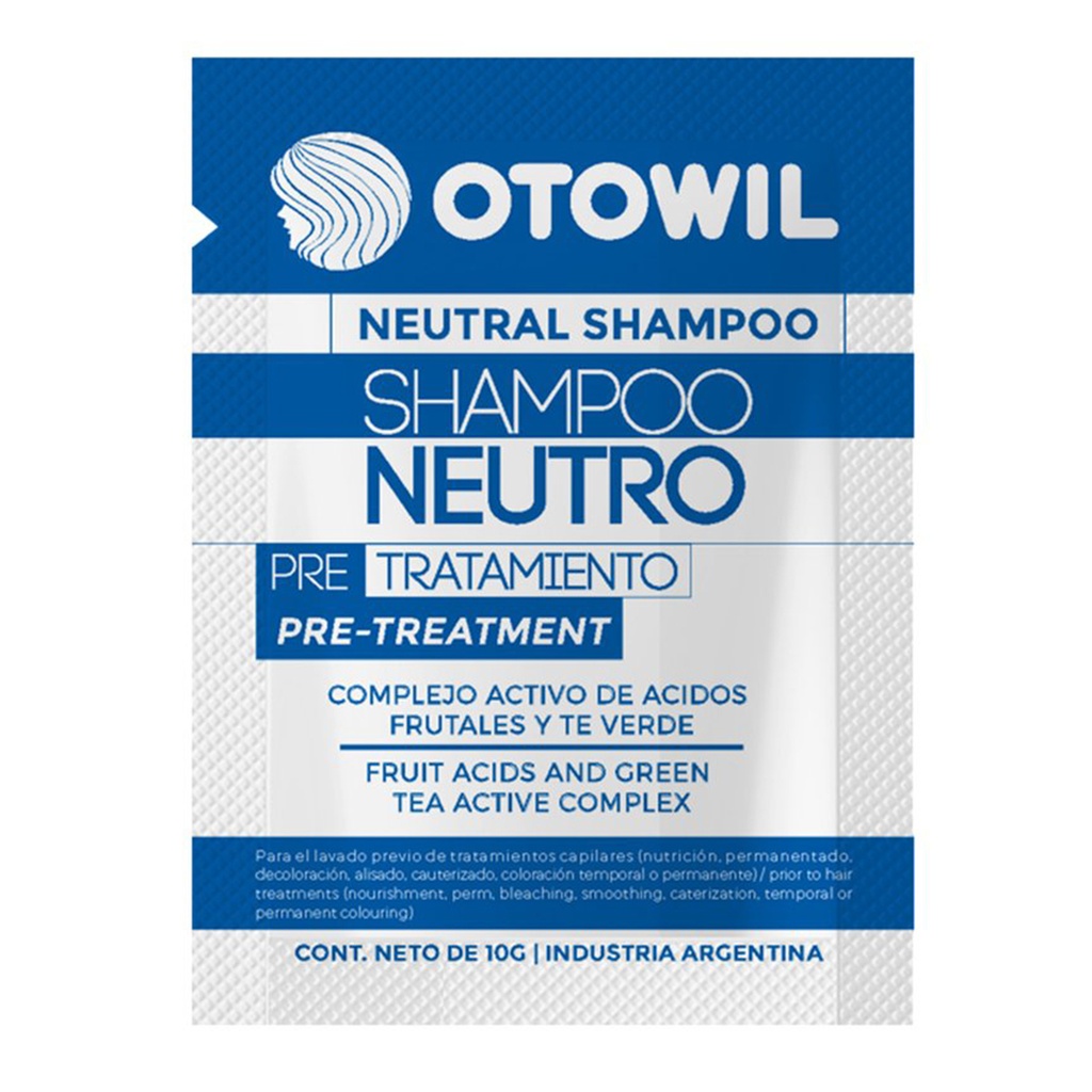 Shampoo Neutro - Pre tratamiento | Sobre x10g | Caja x48u.  OC22