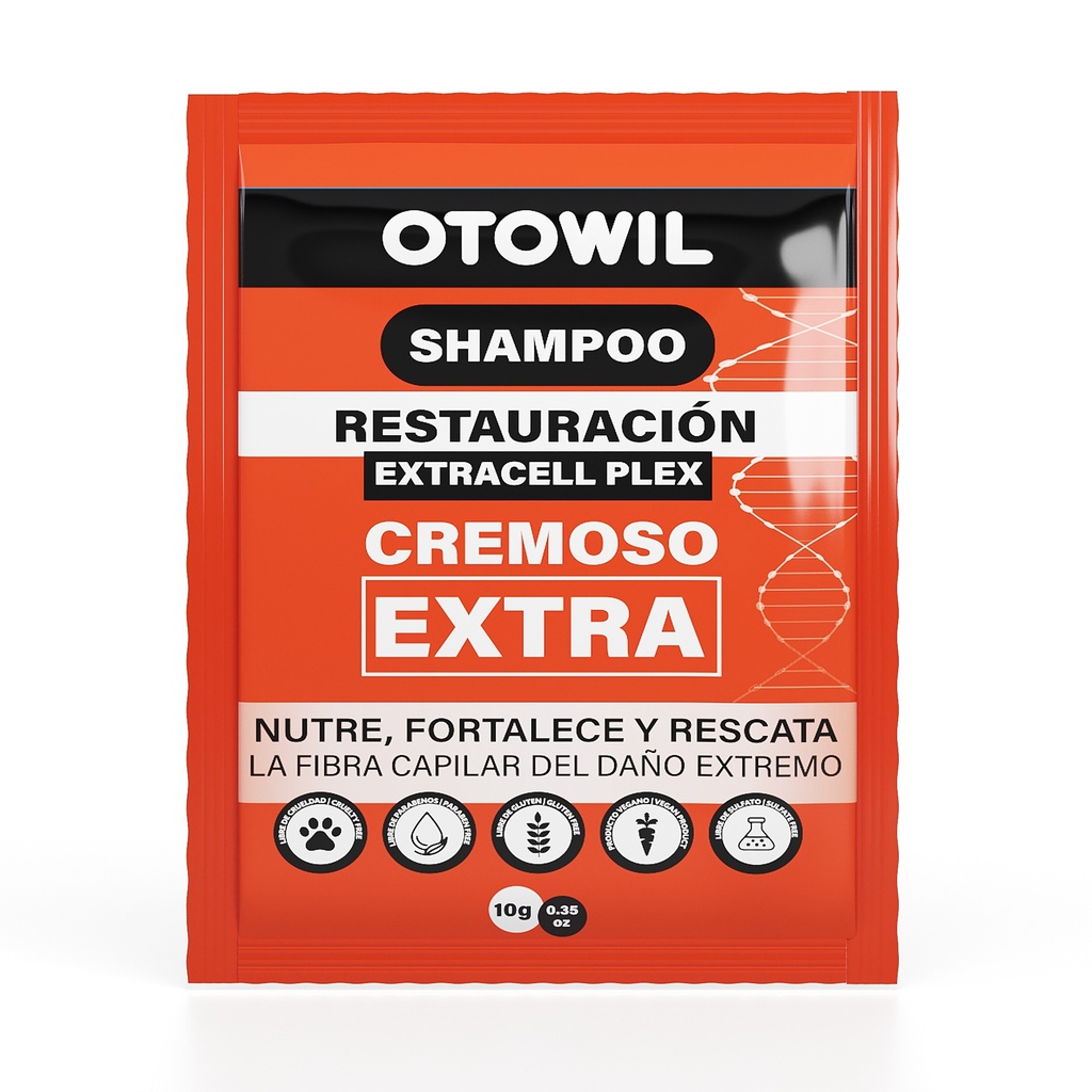 GENERICO Restaurador  Shampoo Extra Cremoso | Sobre x 10 grs. Caja x24u. OC237