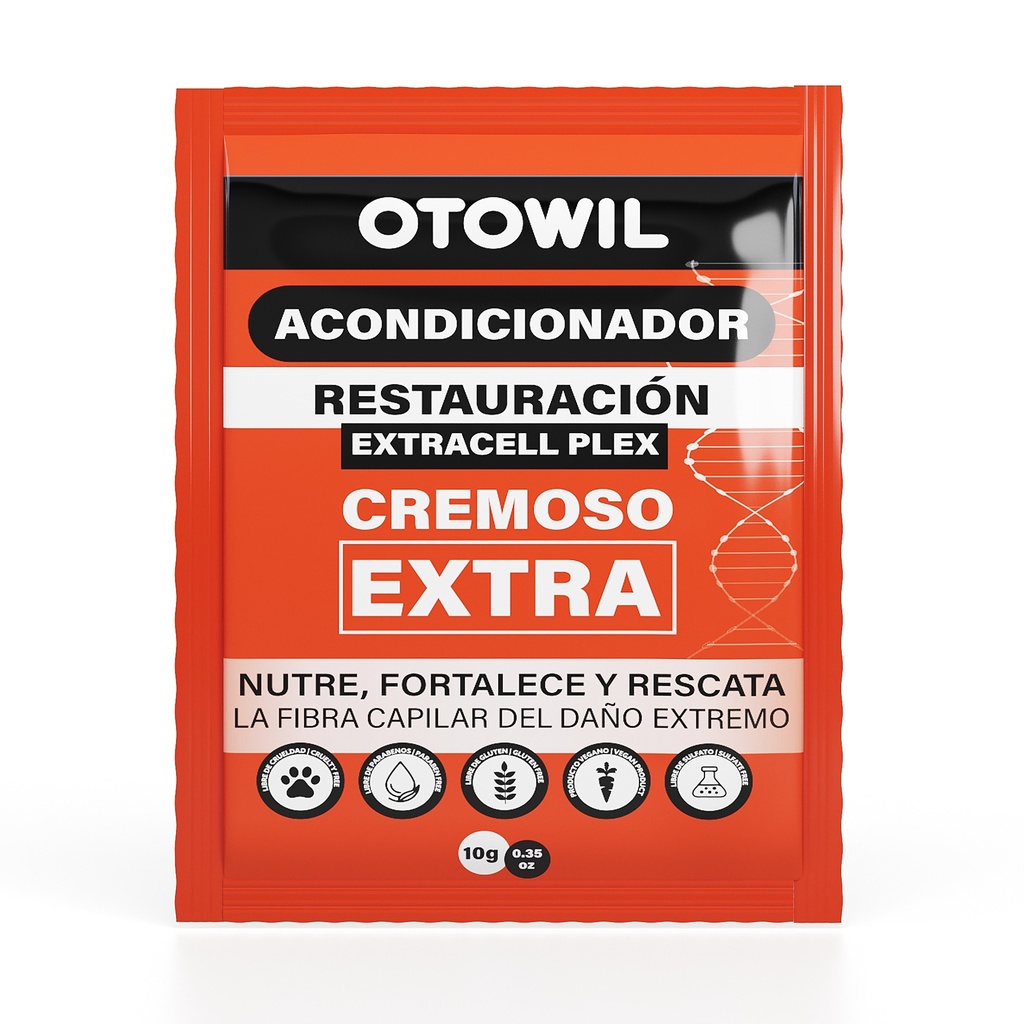 GENERICO Restaurador  Acondicionador Extra Cremoso | Sobre x 10 grs. Caja x24u. OC238