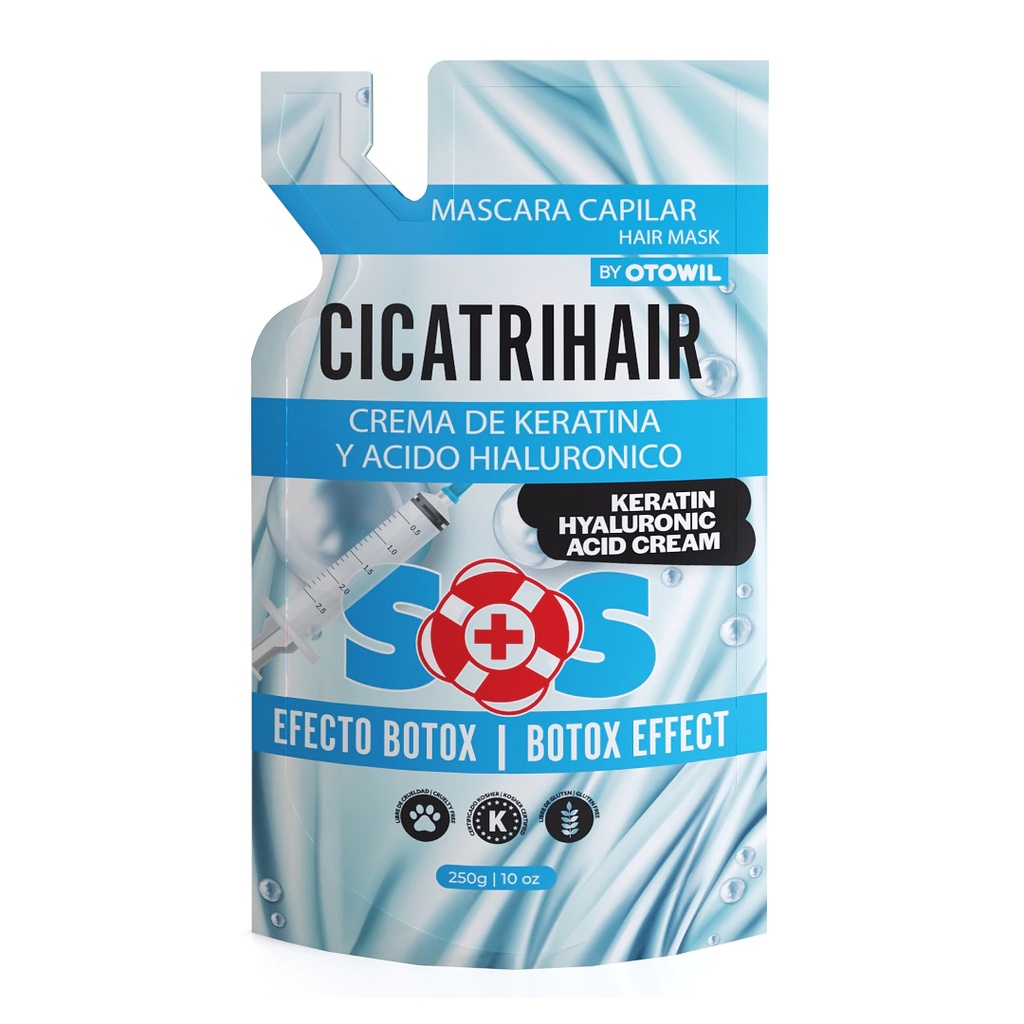 Cicatrihair - Keratina y Ácido Hialuronico | DoyPack x 250 grs  OC185