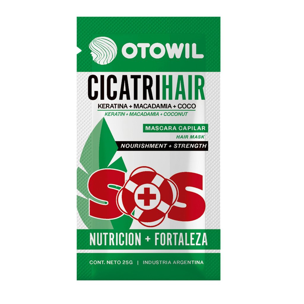 Cicatrihair -  Keratina y Macadamia | Sobre x25g | Caja x24u. OC38