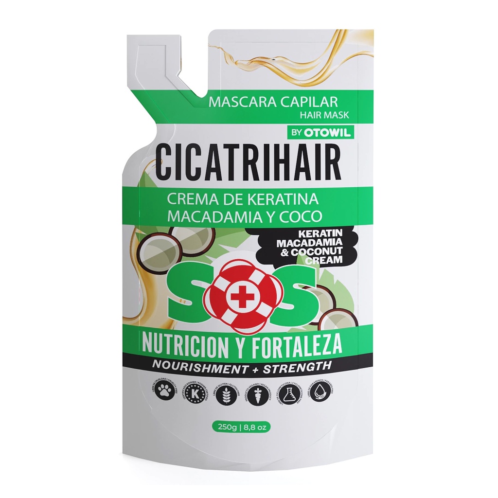 Cicatrihair - Keratina y Macadamia | DoyPack x 250 grs  OC186