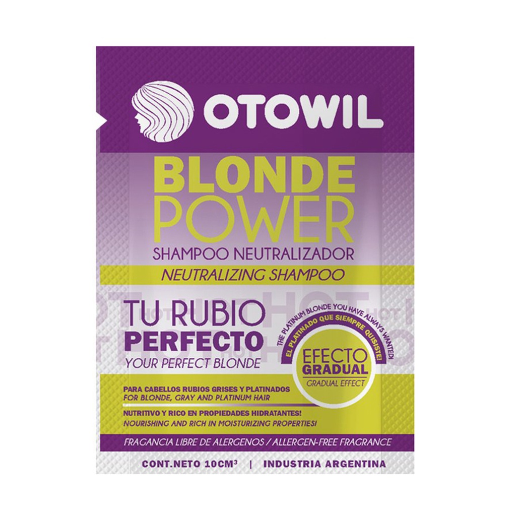 Blonde Power Shampoo  | Sobre x10g | Caja x48u.  OC25