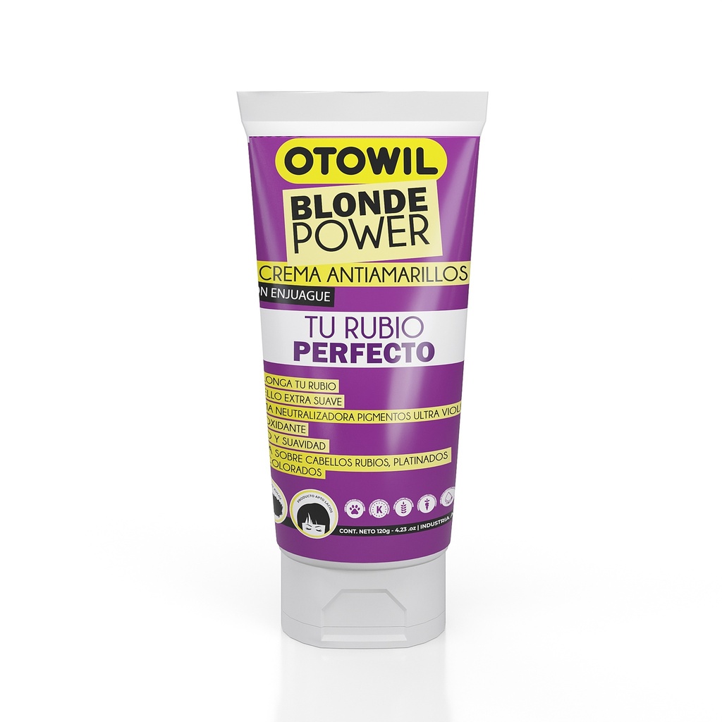 Blonde Power Crema antiamarillos | Pomo 120g OC232