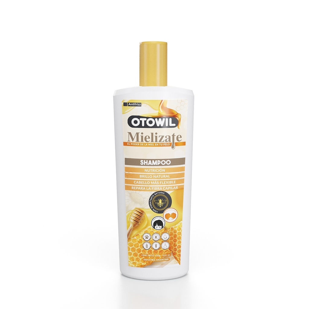 Mielizate - Shampoo Miel y Almendras | Frasco x 250grs.  OC241