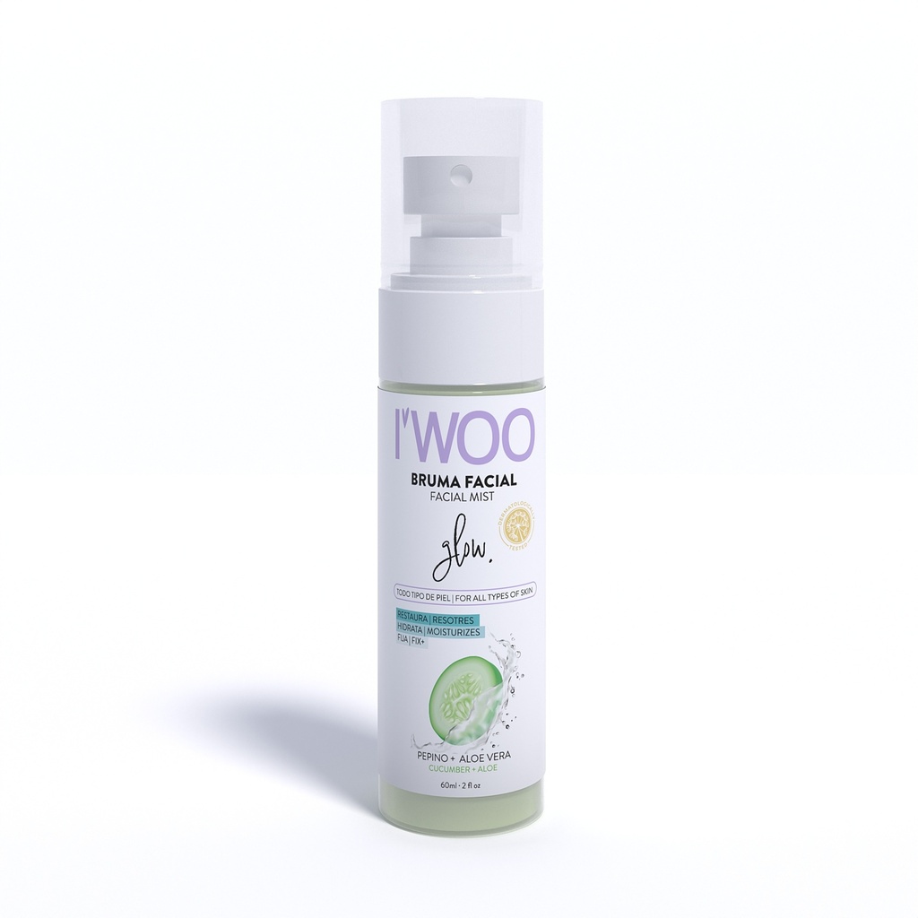 I´WOO Glow Bruma FACIAL dual effect (pepino) - 60 ml OC218