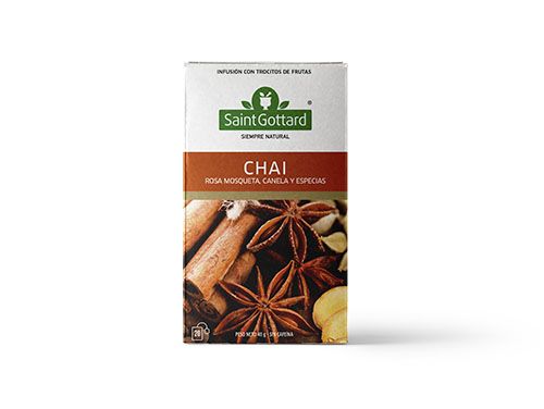  Inf. c/trocitos de frutas "CHAI", con Rosa Mosqueta, Canela y Especias AA26 