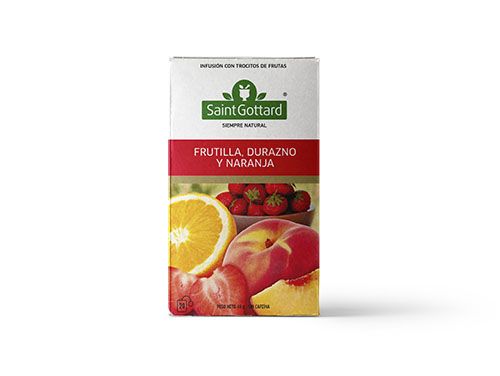 Infusión Frutilla, Durazno y Naranja AA33