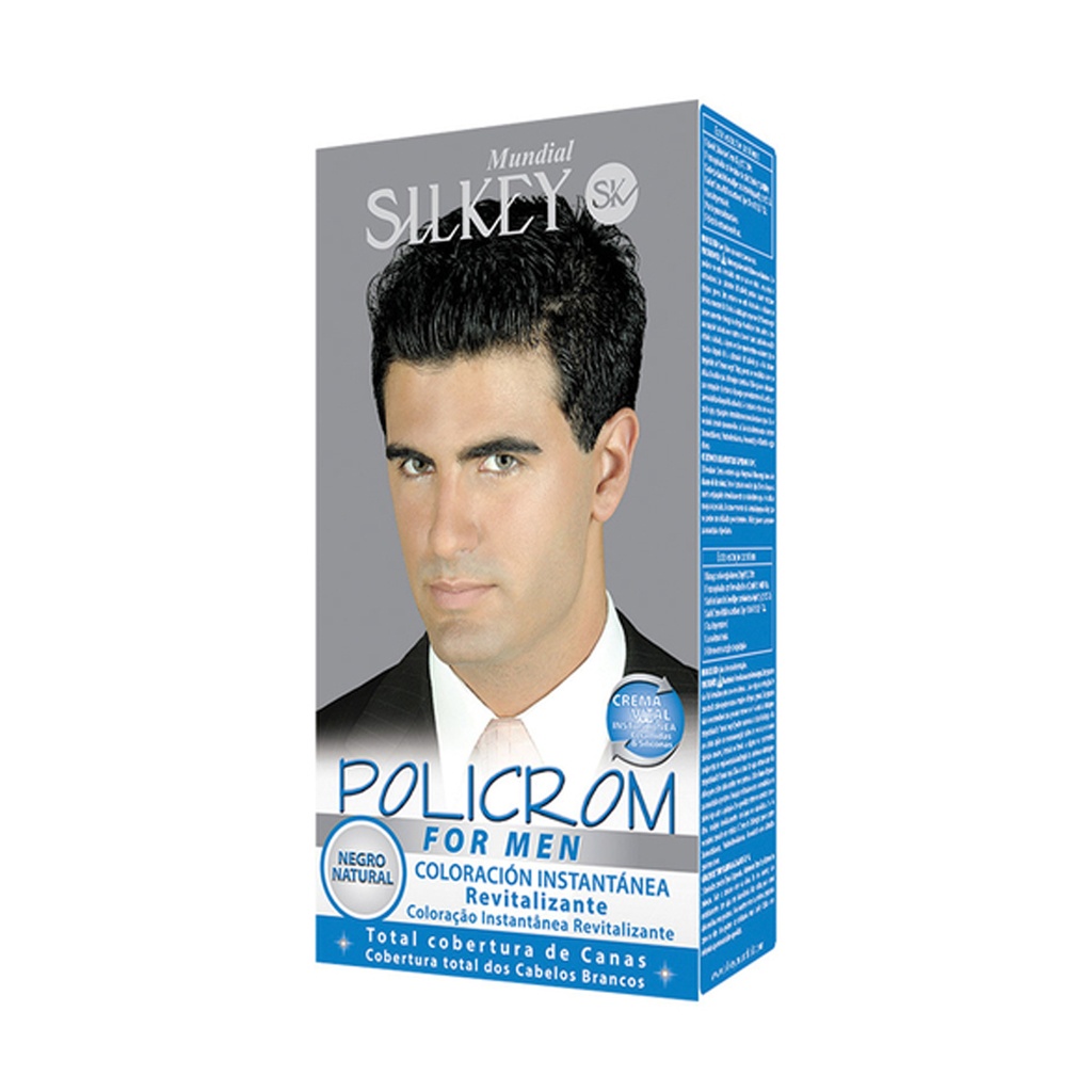 NEGRO NATURAL POLICROM FOR MEN KIT SK250.NN