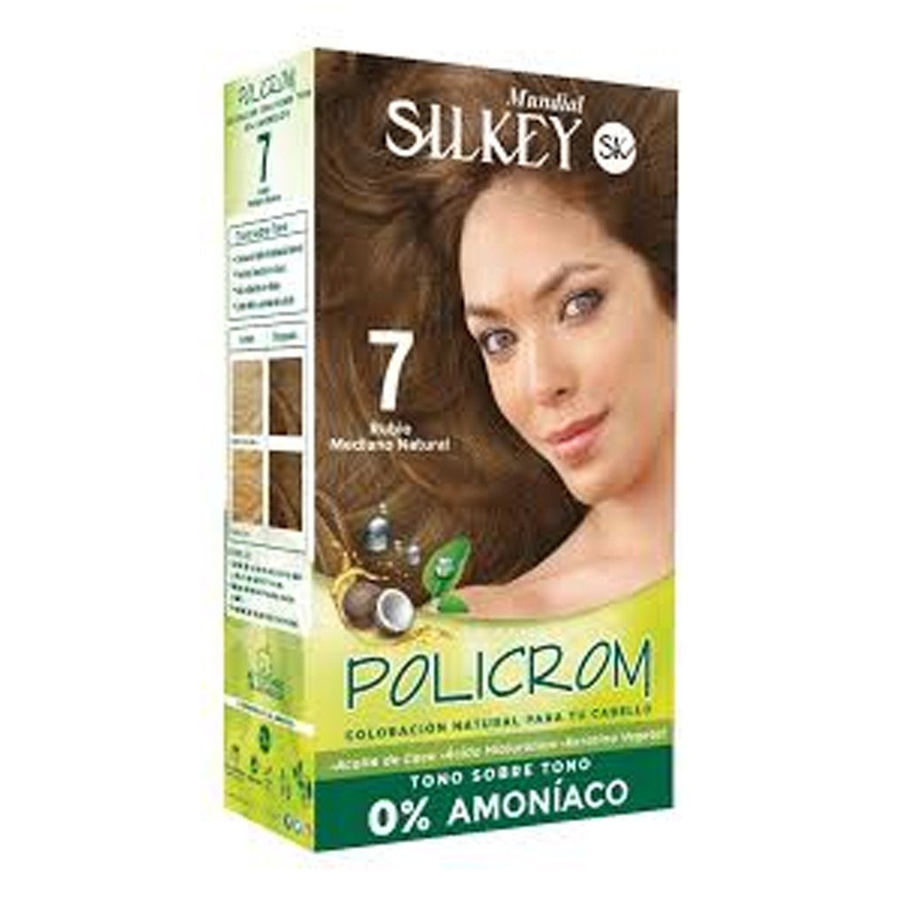 RUBIO MEDIANO NATURAL POLICROM SIN AMONIACO KIT SK41.7