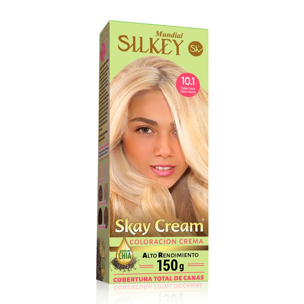 RUBIO EXTRA CLARO IRIZADO SKAY CREAM ALTO RENDIMIENTO KIT SK55.1021