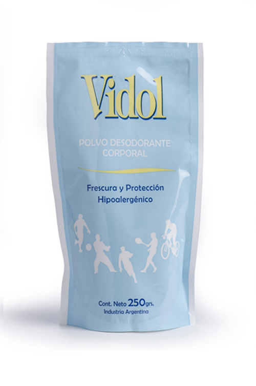 Polvo Desodorante Vidol Bolsa x 250 grs. VID596