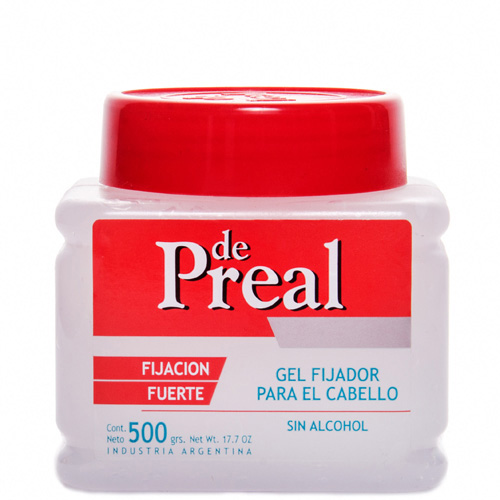 Gel Fijador de Preal Fijación Fuerte Frasco x 500 grs. VID510