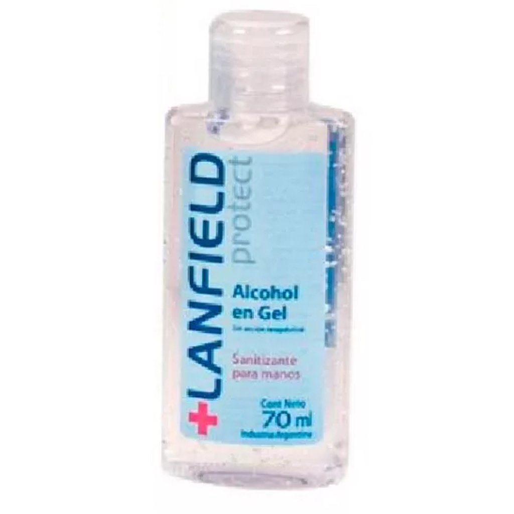 Alcohol en gel Lanfield x 70 ml. (Frasco) VID700