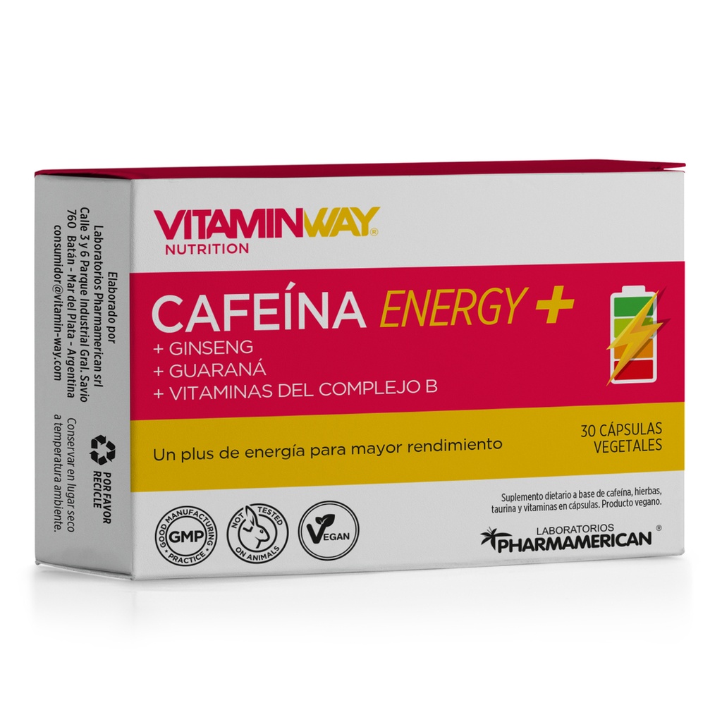 CAFEINA ENERGY + VWN Estuche x 30 cápsulas AQ172