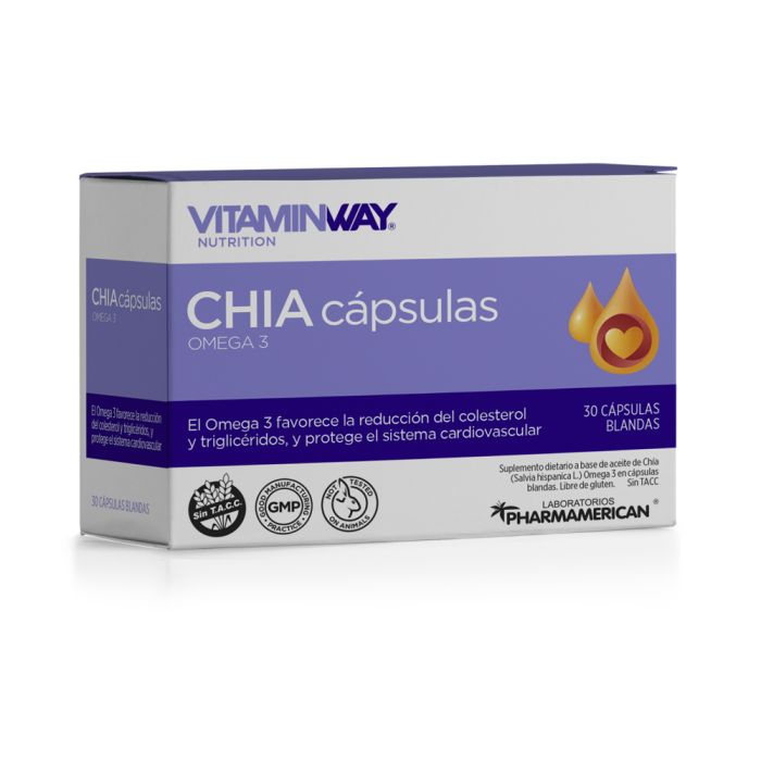 CHÍA CÁPSULAS VITAMIN WAY - Estuche x 30 cápsulas AQ177