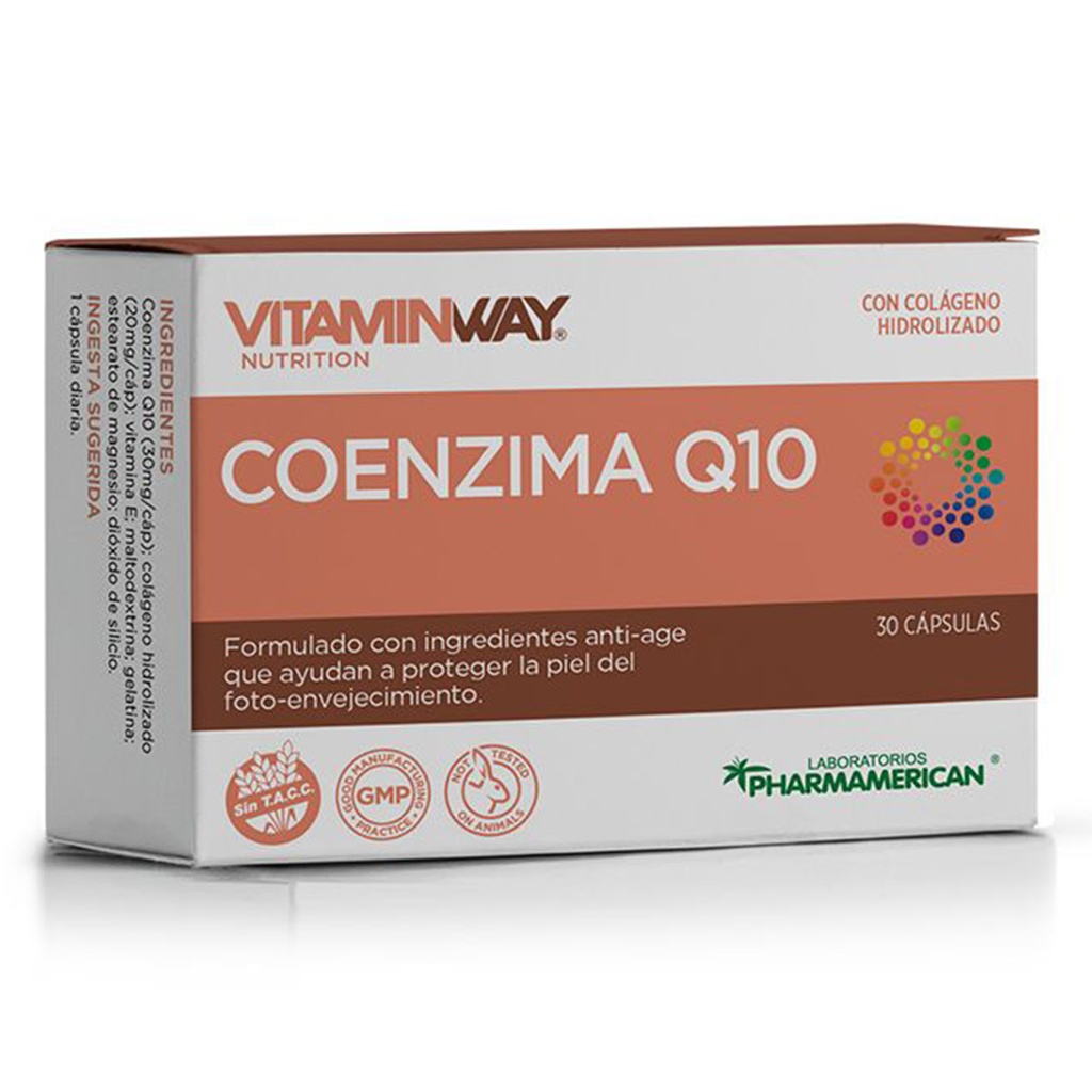 COENZIMA Q10VITAMIN WAY - Estuche x 30 cápsulas AQ50