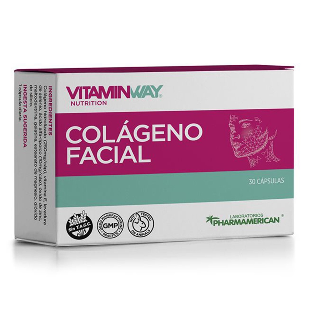 COLÁGENO FACIAL  VITAMIN WAY - Estuche x 30 cápsulas AQ53