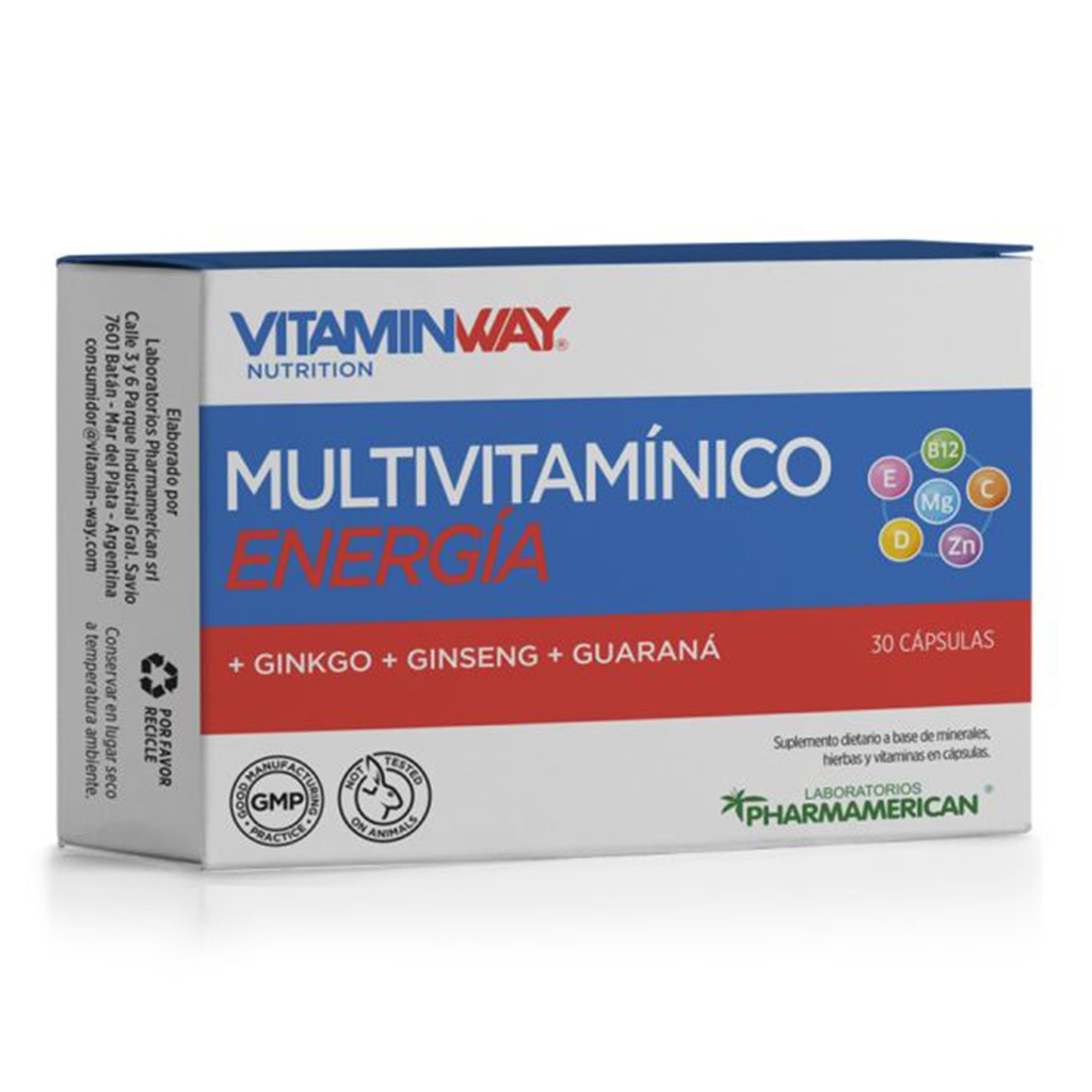 MULTIVITAMINICO ENERGIA VWN EST. X 30 CAP. AQ153