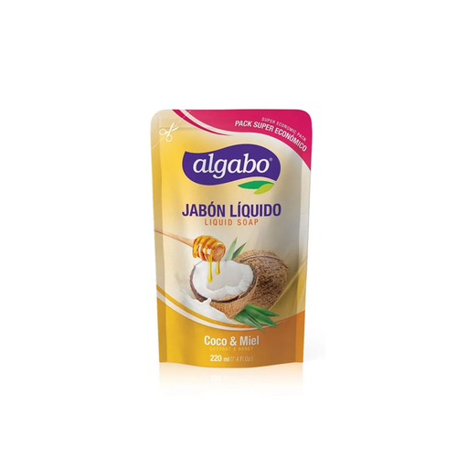 [AG103] Jabon Liquido D/P 220 ml Coco y Miel AG103