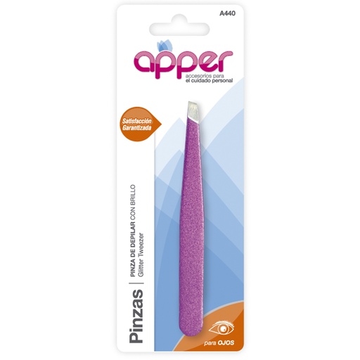 [A440] Pinza de depilar con brillo A440