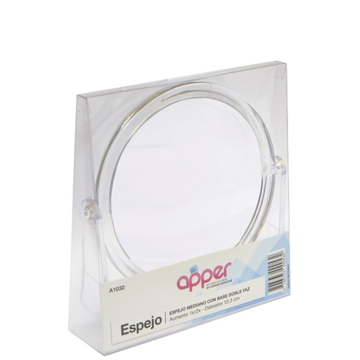 [A1032] Espejo con base doble faz mediano 1X-2X A1032