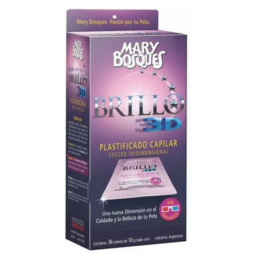 [MB19] Brillo 3D plastif. Sachetera x36u. MB MB19