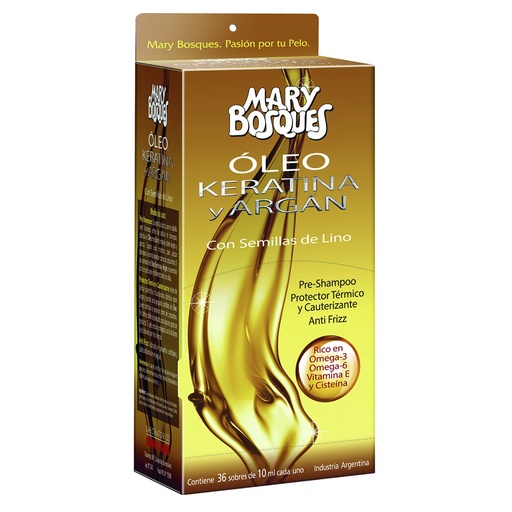 [MB39] Oleo Keratina y Argan Sachetera x 36 MB MB39