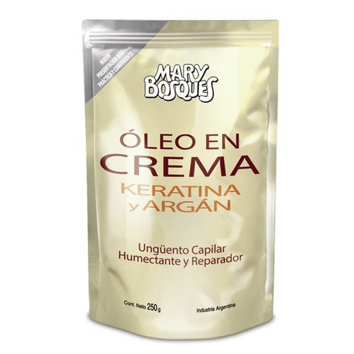 [MB40] Oleo Keratina y Argan en crema Doypack x250gr. MB MB40