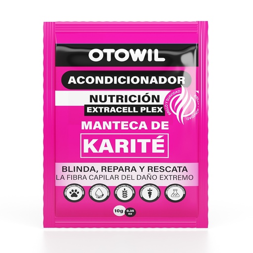 [OC236] GENERICO Manteca de Karité Acondicionador  | Sobre x 10 grs. Caja x24u. OC236