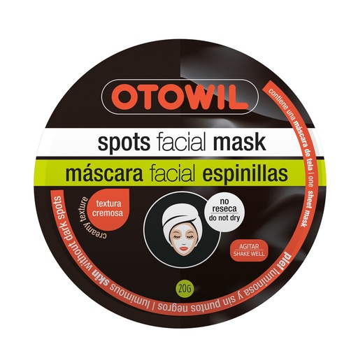 [OC85] Máscara Facial Tela - Espinillas | Sachet x20g | Caja x 12u. OC85