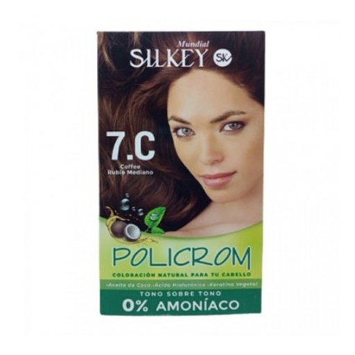 [SK41.7.C] COFFEE RUBIO MEDIANO POLICROM SIN AMONIACO KIT SK41.7.C