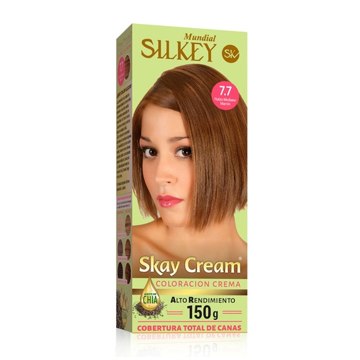 [SK55.7.7] RUBIO MEDIANO MARRON SKAY CREAM ALTO RENDIMIENTO KIT SK55.7.7