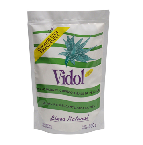 [VID508] Polvo de Fécula con Aloe Vera y Manzanilla Bolsa x 300 grs. VID508