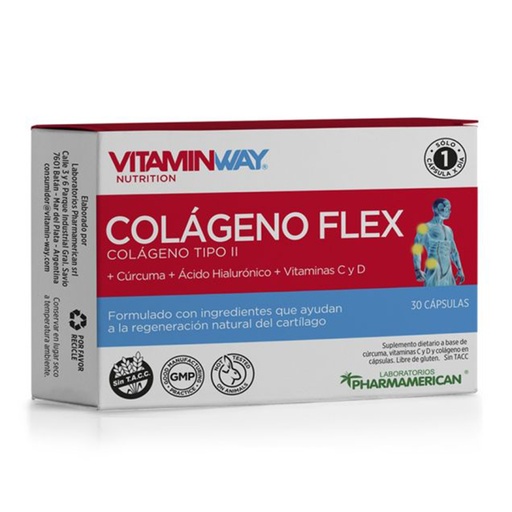 [AQ151] COLAGENO FLEX VITAMIN WAY - Estuche x 30 cápsulas AQ151