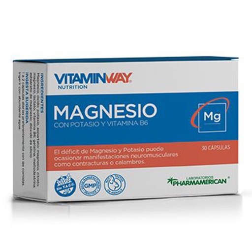 [AQ98] MAGNESIO VITAMIN WAY - Estuche x 30 cápsulas AQ98