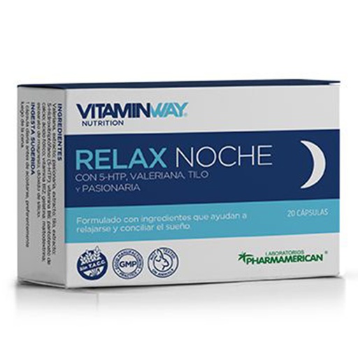 [AQ120] RELAX NOCHE VITAMIN WAY - Estuche x 20 cápsulas AQ120